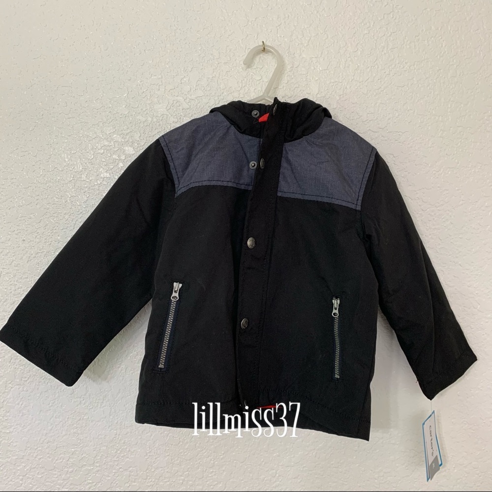NWT 3T BOYS Black Carter’s Coat JACKET⭐️